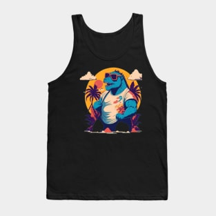 Retro Godzilla Tank Top